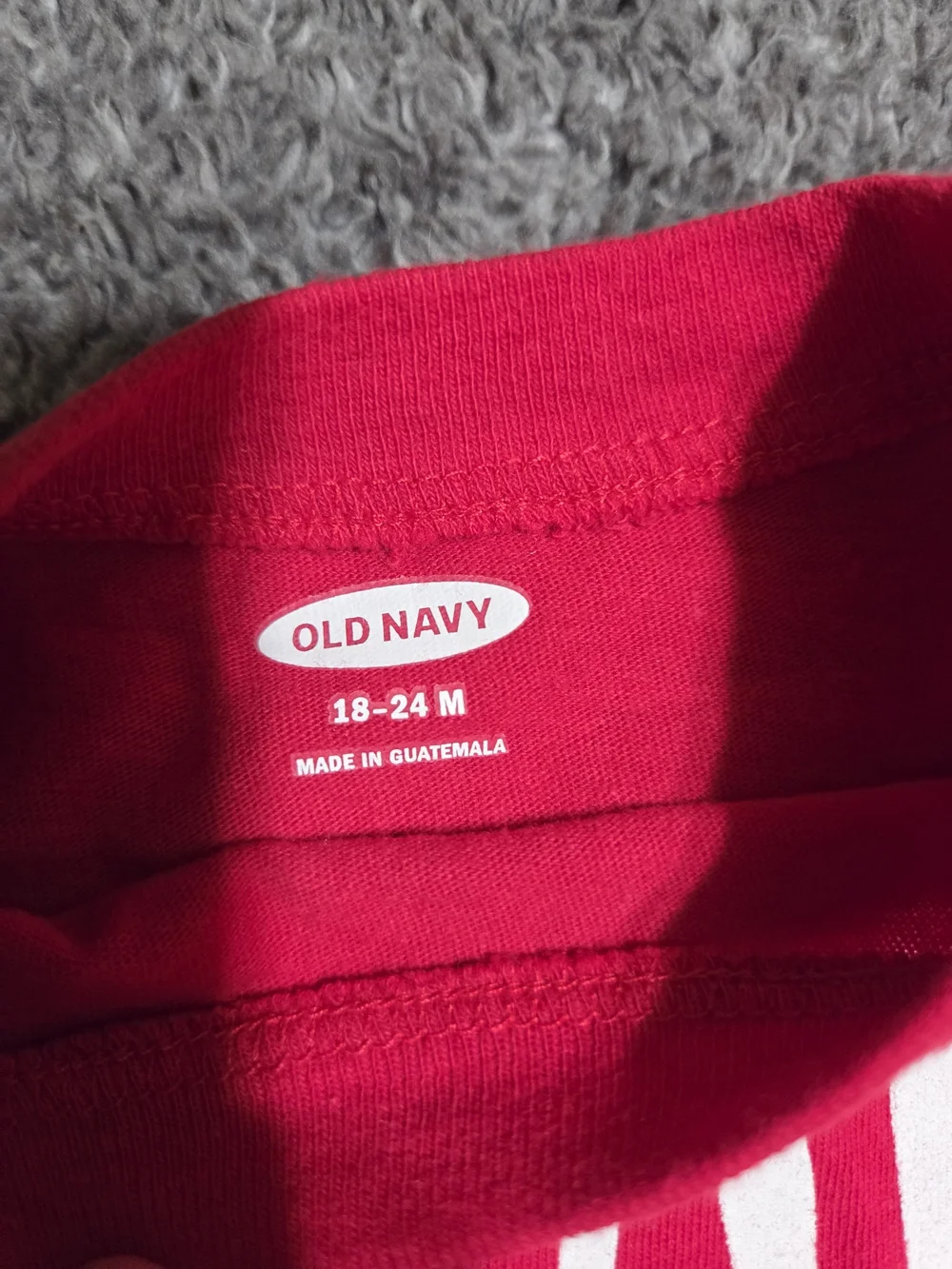 Old Navy bright red